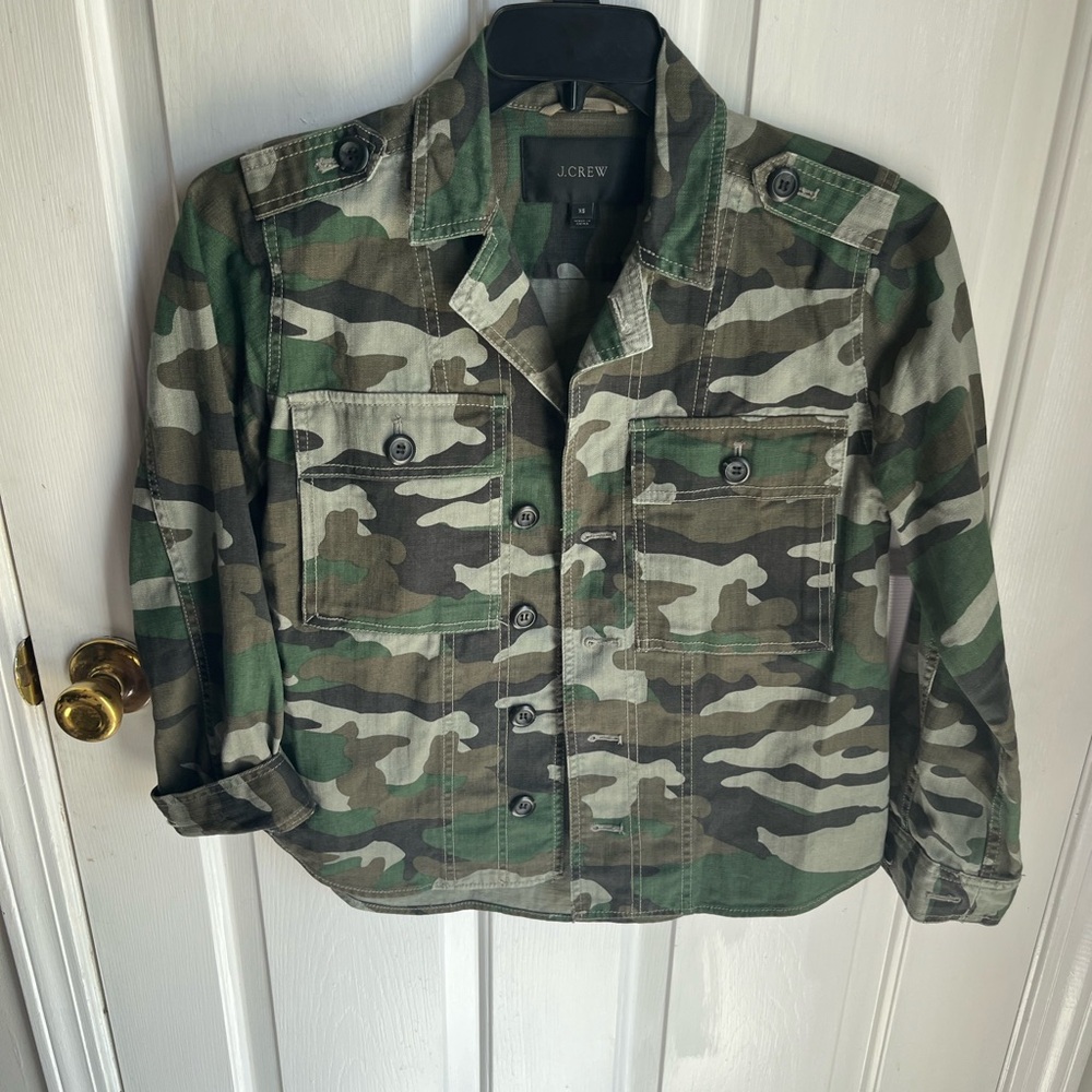 J.Crew Camouflage Jacket